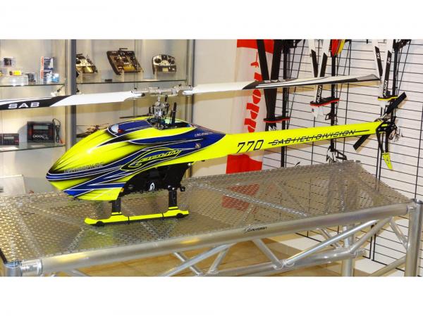 SAB Goblin 770 HELICOPTER Yellow / Blue DELUX ARF
