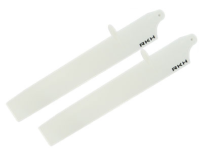 RKH 130X Bullet Plastic Main Blade 135mm-White