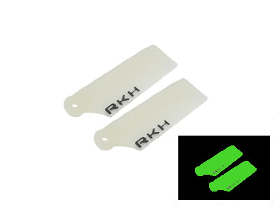 RKH 130X Plastic Tail Blade 29mm-Glow
