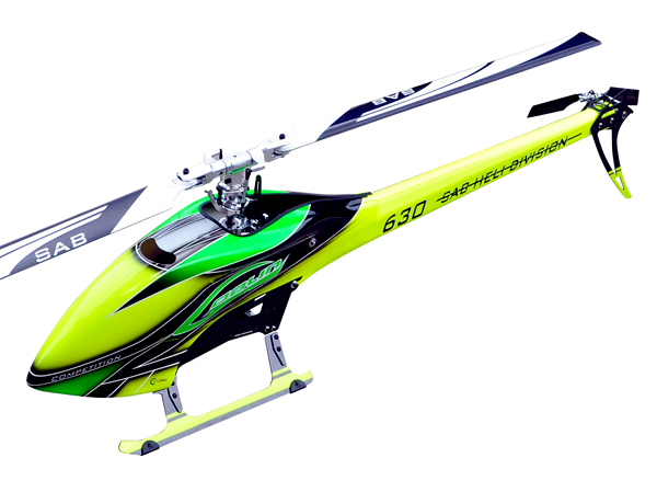 SAB Goblin 630 Competition HELICOPTER KIT green (with BLADES)