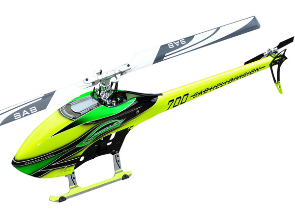 SAB Goblin 700 Competition Kit HELICOPTER green (with BLADES)