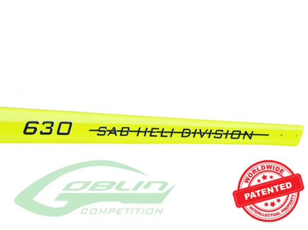 SAB Goblin 630 COMPETITION Tail Boom Yellow