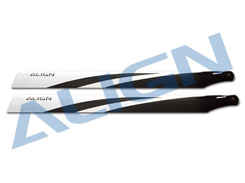 Align 520 3G Carbon Fiber Blades (lose) # HD520C-L 