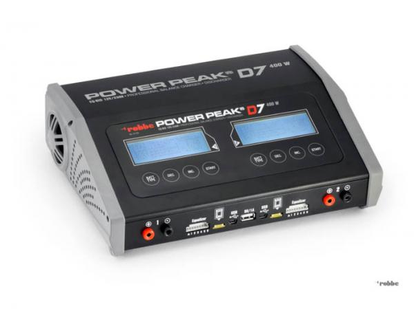 Robbe POWER PEAK D7 EQ-BID 12V/230V 2x200W