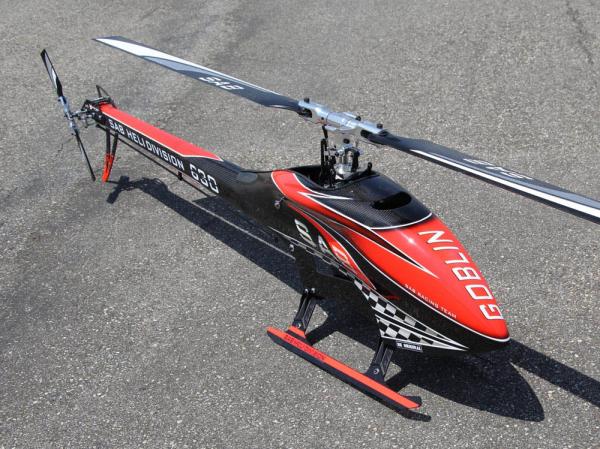 SAB Goblin 630 Competition HELICOPTER KIT CARBON / RED (with BLADES)