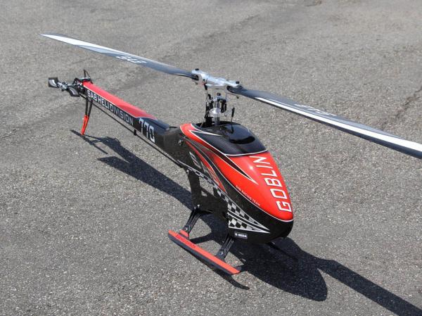 SAB Goblin 770 Competition HELICOPTER KIT YCARBON / RED (with BLADES)