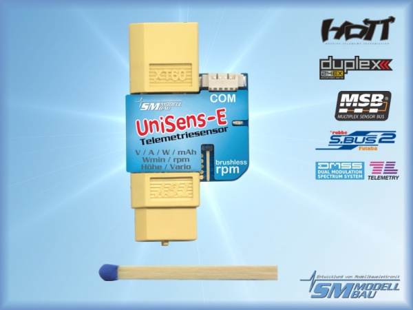 UniSens-E mit XT60 Stecker (Multisensor)