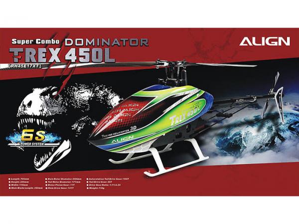 Align T-REX 450L DOMINATOR 6S Super Combo without GPRO