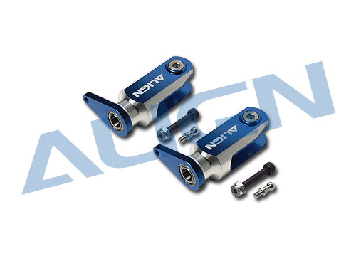 Align Hauptrotorblatthalter CNC Alu blau  T-Rex 600 # H60163-84 