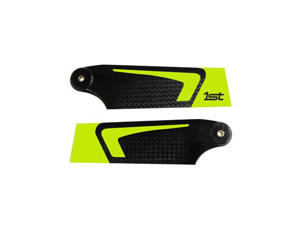 1st Tail Blades CFK 85mm (Yellow)