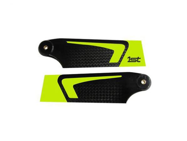 1st Tail Blades CFK 90mm (yellow)