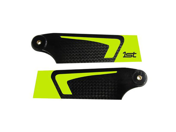 1st Tail Blades CFK 95mm (yellow)