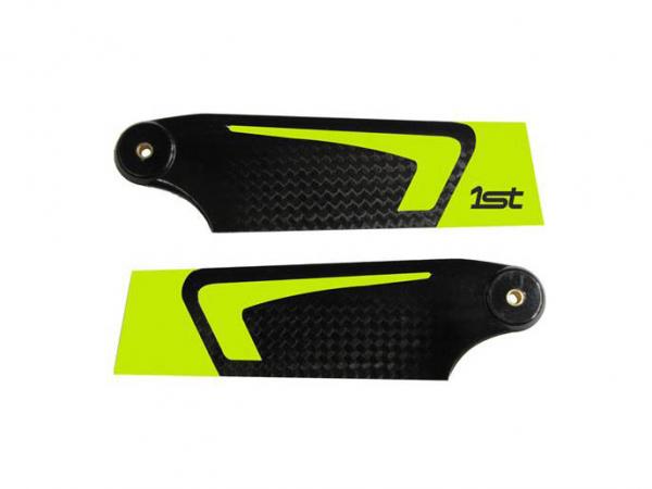 1st Tail Blades CFK 105mm (yellow)