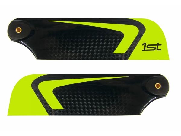 1st Tail Blades CFK 105mm CP (yellow)
