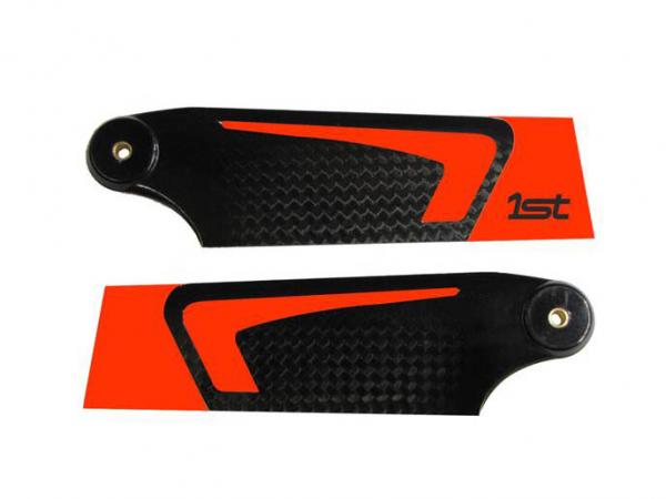1st Tail Blades CFK 115mm (orange)