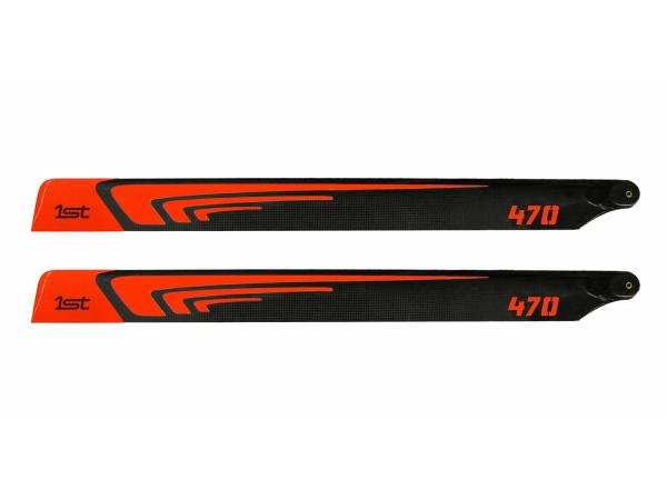 1st Main Blades CFK 470mm FBL (orange)