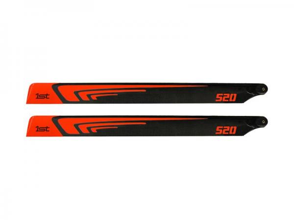 1st Main Blades CFK 520mm FBL (orange)