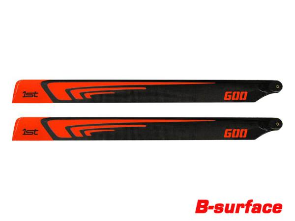 1st Main Blades CFK 600mm FBL (orange) (B-Surface) 
