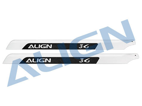 Align 3K 600 3G Carbon Fiber Rotor Blades 600mm # HD600N 