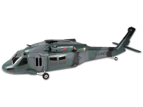 Align Bell UH-60 Black Hawk Scale Rumpf tarnfarben T-Rex 500