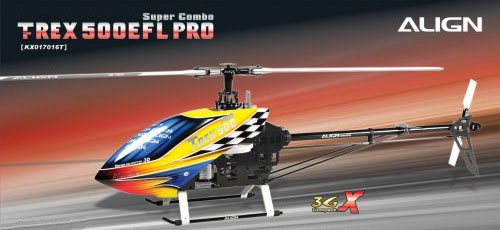 Align T-Rex 500EFL PRO Super Combo - Flybarless 3GX