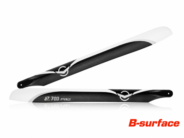 Azure Power 700 PRO Carbon Rotorblade 700mm (B-Surface)