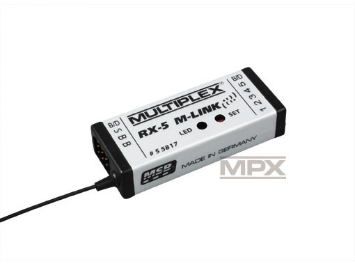 Multiplex Empfänger RX-5 M-Link 2,4GHz Telemetriefähig