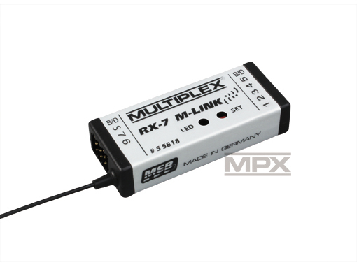 Multiplex Empfänger RX-7 M-Link 2,4GHz Telemetriefähig