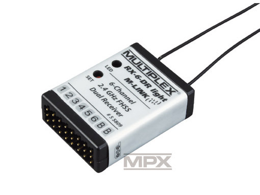 Multiplex Empfänger RX-6-DR light M-Link 2,4GHz