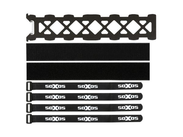 soXos 12S Battery Plate Carbon # 7110 