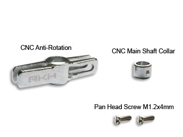 RKH mSR CNC Anti-Rotation and Collar (Silver)