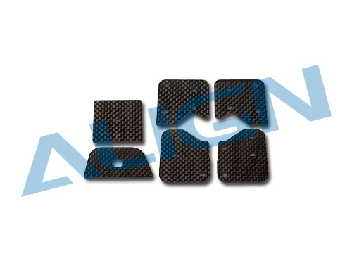 Align 700 Black Shark III Carbon Fiber Frame Mounting Plate