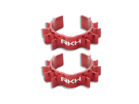 RKH 130X CNC 12mm Heatsink Main Motor Mount Set (Red)