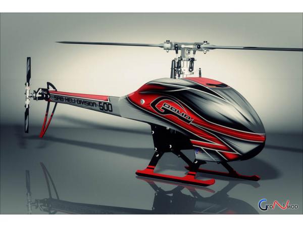 SAB Goblin 500 HELICOPTER KIT RED / White (without BLADES)