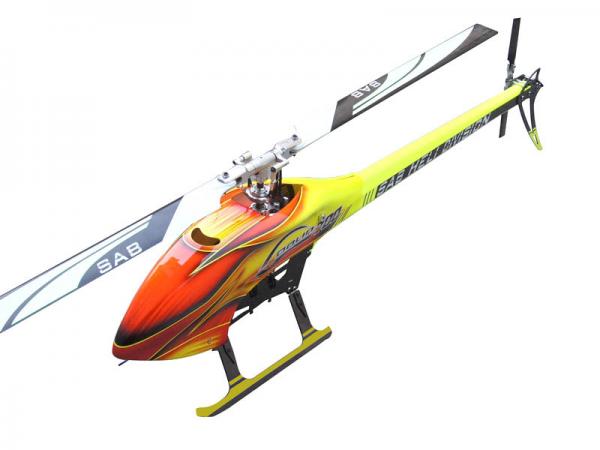 SAB Goblin 700 HELICOPTER KIT Yellow (with BLADES)
