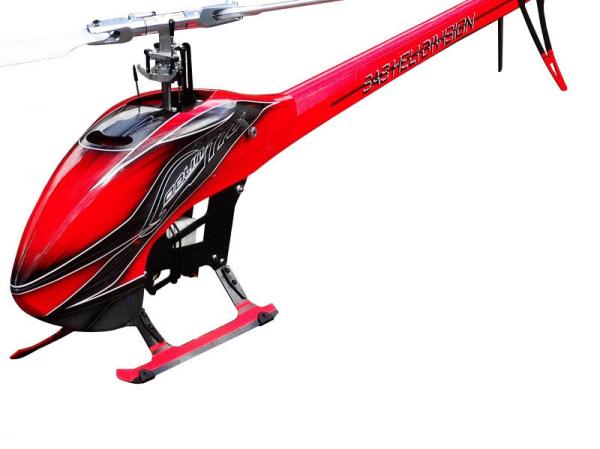 SAB Goblin 770 HELICOPTER KIT RED / GRAY (with BLADES)