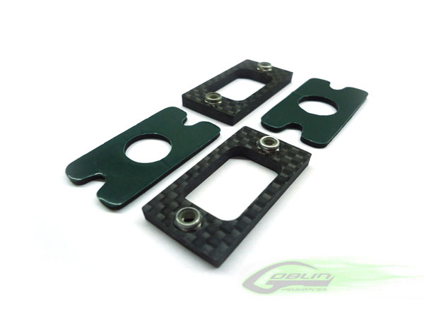 SAB Goblin 630 / 700 / 770 / Kraken Carbon Fiber Tail Locking Reinforcement (2pcs)