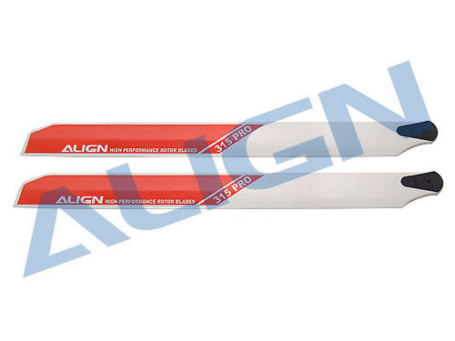 Align PRO Rotorblades 315mm white/red