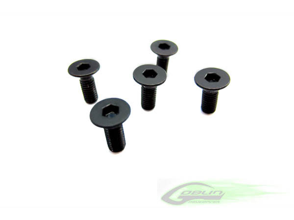 SAB Goblin Flat Head Socket Cap M3x8 (5pcs)