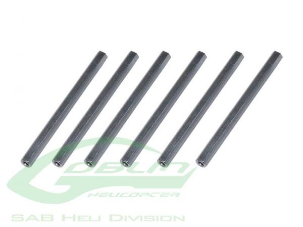 SAB Goblin 500 Alu Rahmen Abstands- Halter 54mm (6 Stück)