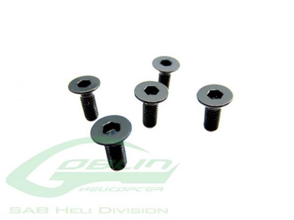 SAB Goblin Flat Head Socket Cap M3x5 (5 pcs)