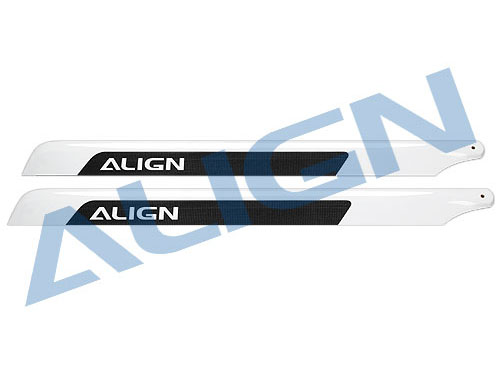 Align 800 Carbon Fiber Rotor Blades 800mm (lose) # HD800N-L 