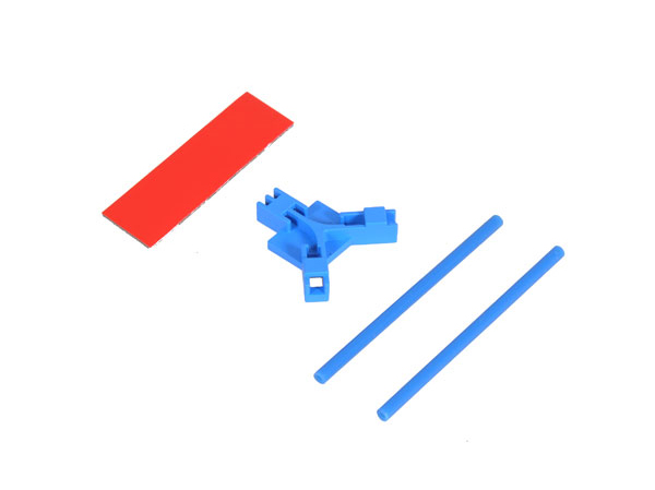Mikado Antennenhalter flach, blau