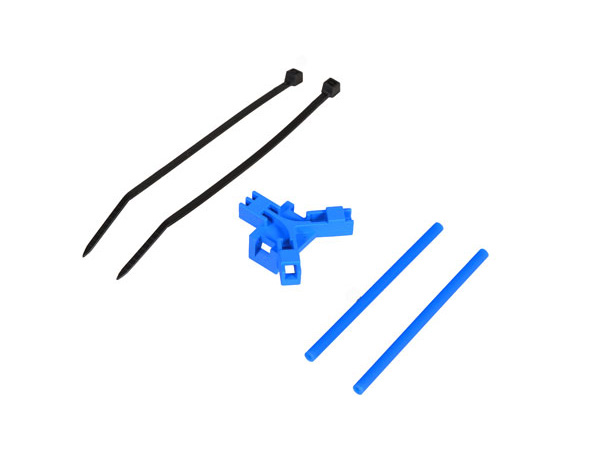 Mikado Antenna support for tailboom, blue