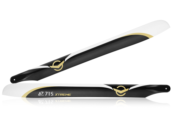 Azure Power 715 Xtreme Carbon Rotorblatt 715mm