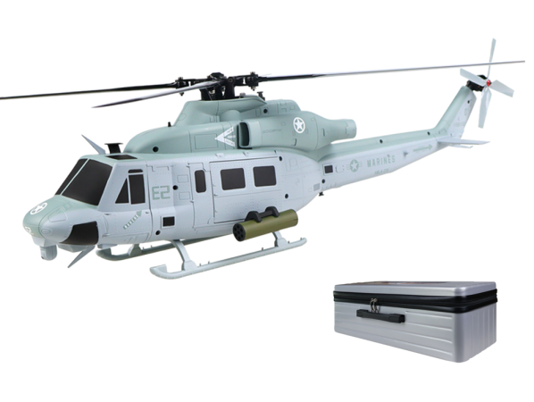Goosky Legend E2 - GPS UH-1Y Scale Helicopter Militär BNF with Case