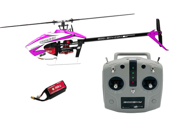Goosky Legend S2 MAX Helicopter purple RTF with T8 Transmitter