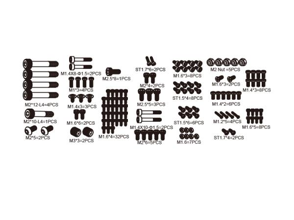 GOOSKY S2 Screw Kit set