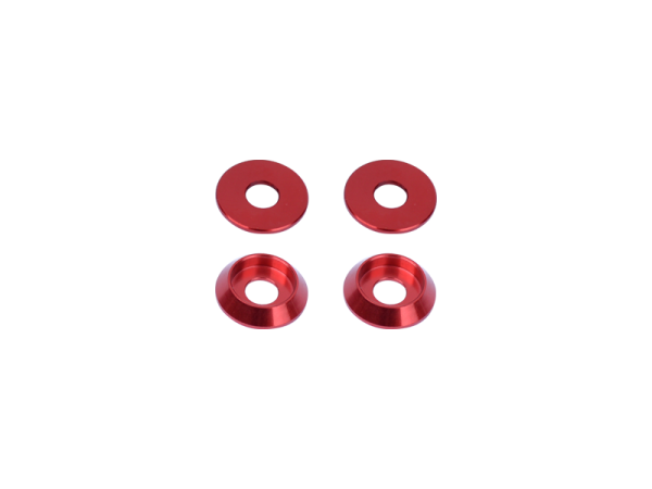 GOOSKY RS4 / RS4 Venom / RS5 / RS6 / RS7 / RS7 Ultra M3 finishing washers - Red