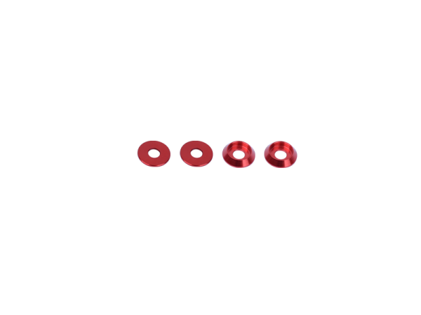 GOOSKY RS4 / RS4 Venom M2 finishing wahsers - Red